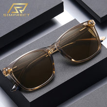 Carica l&#39;immagine nel visualizzatore di Gallery, SIMPRECT 2023 Polarized Sunglasses Women UV400  TR90 Retro Square Sun Glasses Men Anti-glare Driving Eyewear