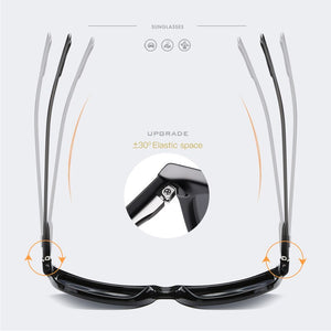 SIMPRECT 2023 Polarized Sunglasses Women UV400  TR90 Retro Square Sun Glasses Men Anti-glare Driving Eyewear