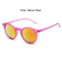 Load image into Gallery viewer, SIMPRECT Round Sunglasses Women 2023 UV400 Retro Sunglasses Vintage Mirror Sun Glasses Shades For Women  Zonnebril Dames