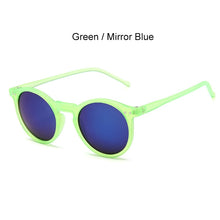 Load image into Gallery viewer, SIMPRECT Round Sunglasses Women 2023 UV400 Retro Sunglasses Vintage Mirror Sun Glasses Shades For Women  Zonnebril Dames