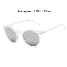 Load image into Gallery viewer, SIMPRECT Round Sunglasses Women 2023 UV400 Retro Sunglasses Vintage Mirror Sun Glasses Shades For Women  Zonnebril Dames