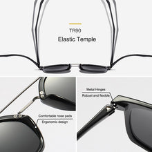 Load image into Gallery viewer, SIMPRECT TR90 Polarized Sunglasses Men 2022 Driver's Square Sunglasses Retro Vintage Sun Glasses For Men UV400 Anti-Glare Oculos