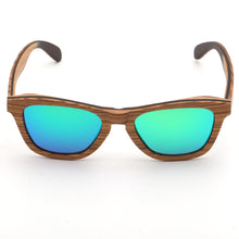Load image into Gallery viewer, SKYDOVE Cat Eye Zebra Retro Wood Sunglasses Men Man Sunglasses Polarised Sport Polarized Sunglasses For Men