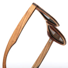 Load image into Gallery viewer, SKYDOVE Cat Eye Zebra Retro Wood Sunglasses Men Man Sunglasses Polarised Sport Polarized Sunglasses For Men