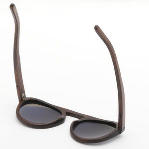 SKYDOVE Oval Black Bamboo Sunglasses Men Mens Sunglasses Polarized UV400 Polarized Sunglasses Women Wooden