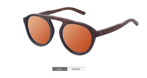 SKYDOVE Oval Black Bamboo Sunglasses Men Mens Sunglasses Polarized UV400 Polarized Sunglasses Women Wooden