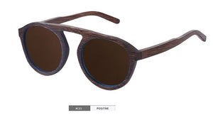 SKYDOVE Oval Black Bamboo Sunglasses Men Mens Sunglasses Polarized UV400 Polarized Sunglasses Women Wooden