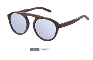 SKYDOVE Oval Black Bamboo Sunglasses Men Mens Sunglasses Polarized UV400 Polarized Sunglasses Women Wooden