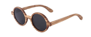 SKYDOVE Polarized  Wooden Sunglasses Men 2023 Vintage Kids Zebra Wood Sunglasses Round Women Bamboo Wood Sunglasses Men
