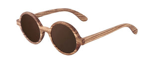 SKYDOVE Polarized  Wooden Sunglasses Men 2023 Vintage Kids Zebra Wood Sunglasses Round Women Bamboo Wood Sunglasses Men