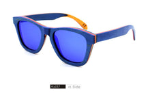 Load image into Gallery viewer, SKYDOVE Wrap Walnut Wood Frame Sunglasses 2023 Sunglasses Men Poarized Bamboo Sunglasses Women 2023