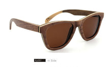 Load image into Gallery viewer, SKYDOVE Wrap Walnut Wood Frame Sunglasses 2023 Sunglasses Men Poarized Bamboo Sunglasses Women 2023