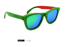 Load image into Gallery viewer, SKYDOVE Wrap Walnut Wood Frame Sunglasses 2023 Sunglasses Men Poarized Bamboo Sunglasses Women 2023