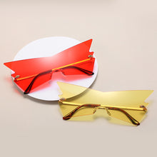 Load image into Gallery viewer, SMS Punk Rimless Sunglasses Women  Personality One Piece Eyeglasses Colorful Female Eyewear UV400 oculos de sol