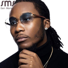 Load image into Gallery viewer, SMS Rimless Rectangle Punk Sunglasses Men Women Vintage Square Driving Sun Glass Frameless Gradient Eyewear Shades UV400