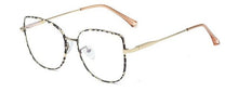Load image into Gallery viewer, SMS Vintage Leopard Cat Eye Glasses Frame Women Clear Lens Optical Eyeglasses Frames Female Blue Light Blocking Glasses