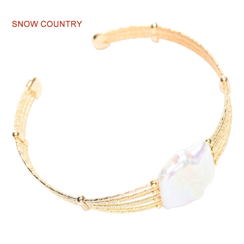Unique Real Natural Pearl Resizable Bracelets For Bridesmaid Gifts Fashion Jewelry Factory Outlet