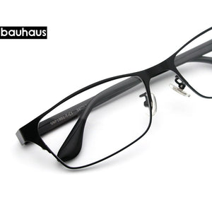 SNP1001-T Men ultam Prescription Glasses Square Myopia Full Frames Eyeglasses Male Business Style Optical Glasses