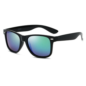 SO&EI Classic Square Polarized Sunglasses Men Retro Colorful Mirror Len Eyewear Goggle Women Nail Sun Glasses Shade UV400 Oculos