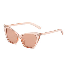 Load image into Gallery viewer, SO&amp;EI Cat Eye Women Sunglasses Retro Blue Light Gray Eyewear Men Trending Shades UV400 Triangle Sun Glasses