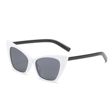 Load image into Gallery viewer, SO&amp;EI Cat Eye Women Sunglasses Retro Blue Light Gray Eyewear Men Trending Shades UV400 Triangle Sun Glasses