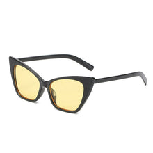 Load image into Gallery viewer, SO&amp;EI Cat Eye Women Sunglasses Retro Blue Light Gray Eyewear Men Trending Shades UV400 Triangle Sun Glasses