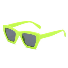 Load image into Gallery viewer, SO&amp;EI Cat Eye Women Sunglasses Retro Jelly Blue Eyewear Men Shades UV400 Polygon Square Green Pink Sun Glasses