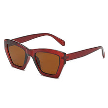 Load image into Gallery viewer, SO&amp;EI Cat Eye Women Sunglasses Retro Jelly Blue Eyewear Men Shades UV400 Polygon Square Green Pink Sun Glasses
