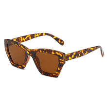 Load image into Gallery viewer, SO&amp;EI Cat Eye Women Sunglasses Retro Jelly Blue Eyewear Men Shades UV400 Polygon Square Green Pink Sun Glasses