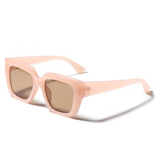 Carica l'immagine nel visualizzatore di Gallery, SO&amp;EI Cat Eye Women Sunglasses Vintage Jelly Pink Tea Eyewear Trending Men Square Sun Glasses Shades UV400