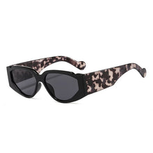 Load image into Gallery viewer, SO&amp;EI Colorful Cat Eye Women Sunglasses Clear Ocean Gradient Lens Fluorescent Green Eyewear Retro Men Sun Glasses Shades