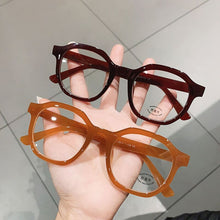 Carica l&#39;immagine nel visualizzatore di Gallery, SO&amp;EI Occhiali da vista da donna quadrati irregolari Montatura per occhiali trasparenti con lenti anti-blu Ray Occhiali da uomo vintage con montatura vino rosso champagne 