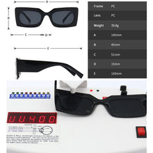 Load image into Gallery viewer, SO&amp;EI Jelly Color Sunglasses Women Brand Designer Gray Gradient Eyewear Shades UV400 Men Orange Sun Glasses