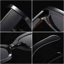 Load image into Gallery viewer, SO&amp;EI Oval Women Sunglasses Shades UV400 Brand Designer Men Retro Round Leopard Sun Glasses