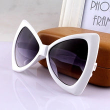 Load image into Gallery viewer, SO&amp;EI Oversized Bow Shape Women Sunglasses Brand Designer Vintage Gradient Lens Eyewear Cat Eye Ladies Sun Glasses UV400