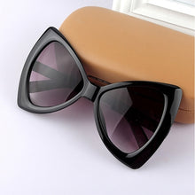 Load image into Gallery viewer, SO&amp;EI Oversized Bow Shape Women Sunglasses Brand Designer Vintage Gradient Lens Eyewear Cat Eye Ladies Sun Glasses UV400