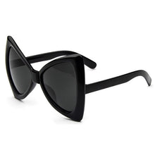 Load image into Gallery viewer, SO&amp;EI Oversized Bow Shape Women Sunglasses Brand Designer Vintage Gradient Lens Eyewear Cat Eye Ladies Sun Glasses UV400