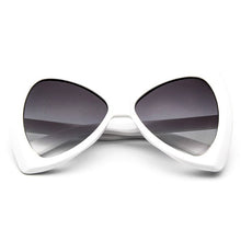 Load image into Gallery viewer, SO&amp;EI Oversized Bow Shape Women Sunglasses Brand Designer Vintage Gradient Lens Eyewear Cat Eye Ladies Sun Glasses UV400