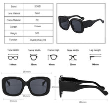 Load image into Gallery viewer, Fashion Oversized Square Sunglasses Women Vintage Gradient Eyewear Men Trending Green Purple Sun Glasses Shades UV400