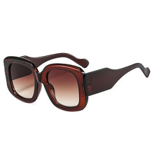 Load image into Gallery viewer, Fashion Oversized Square Sunglasses Women Vintage Gradient Eyewear Men Trending Green Purple Sun Glasses Shades UV400