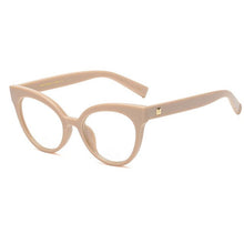 Load image into Gallery viewer, SO&amp;EI Retro Clear Lens Optical Myopia Glasses Frame Women Vintage Cat Eye Men Eyeglasses Frame Marco De Anteojos