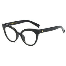 Load image into Gallery viewer, SO&amp;EI Retro Clear Lens Optical Myopia Glasses Frame Women Vintage Cat Eye Men Eyeglasses Frame Marco De Anteojos