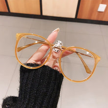 Load image into Gallery viewer, SO&amp;EI  Round Women Glasses Frame Vintage Clear Lens Eyewear Men Optical Leopard Green Eyeglasses Frame