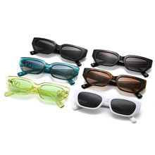 Carica l'immagine nel visualizzatore di Gallery, SO&amp;EI Moda Piccoli Occhiali da sole Cat Eye Donna Retro Designer di marca Jelly Color Eyewear Ins Uomini popolari Occhiali da sole sfumati UV400 