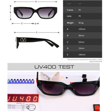 Carica l'immagine nel visualizzatore di Gallery, SO&amp;EI Moda Piccoli Occhiali da sole Cat Eye Donna Retro Designer di marca Jelly Color Eyewear Ins Uomini popolari Occhiali da sole sfumati UV400 