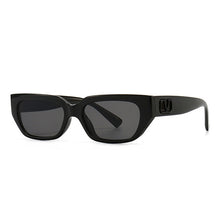 Carica l'immagine nel visualizzatore di Gallery, SO&amp;EI Moda Piccoli Occhiali da sole Cat Eye Donna Retro Designer di marca Jelly Color Eyewear Ins Uomini popolari Occhiali da sole sfumati UV400 