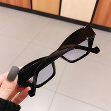 Load image into Gallery viewer, SO&amp;EI Small Cat Eye Women Sunglasses Vintage Jelly Tea Eyewear Men Trending Black Light Gray Sun Glasses Shades UV400