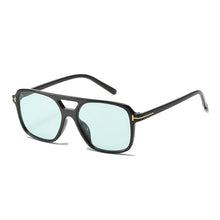 Load image into Gallery viewer, SO&amp;EI Square Double Bridges Sunglasses Women Brand Designer Retro Clear Candy Color Eyewear Shades UV400 Men Sun Glasses