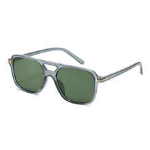 Load image into Gallery viewer, SO&amp;EI Square Double Bridges Sunglasses Women Brand Designer Retro Clear Candy Color Eyewear Shades UV400 Men Sun Glasses