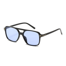 Load image into Gallery viewer, SO&amp;EI Square Double Bridges Sunglasses Women Brand Designer Retro Clear Candy Color Eyewear Shades UV400 Men Sun Glasses